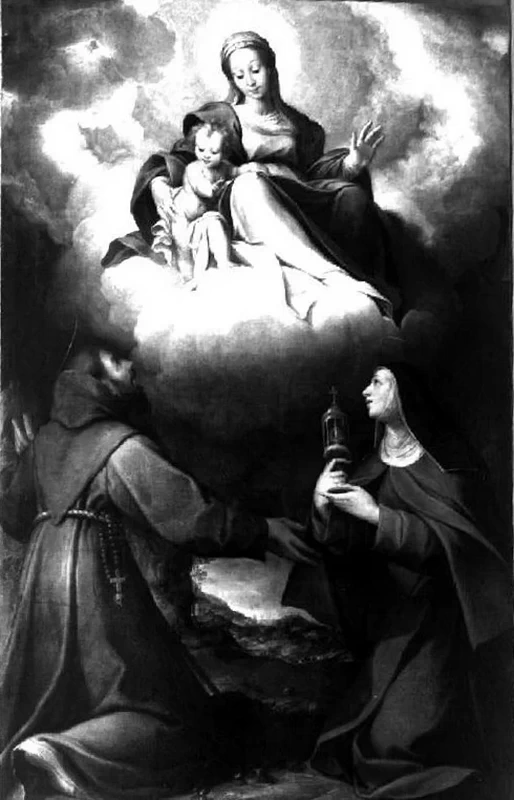 Madonna con Bambino e Santi Francesco e Chiara - Busseto, Parma